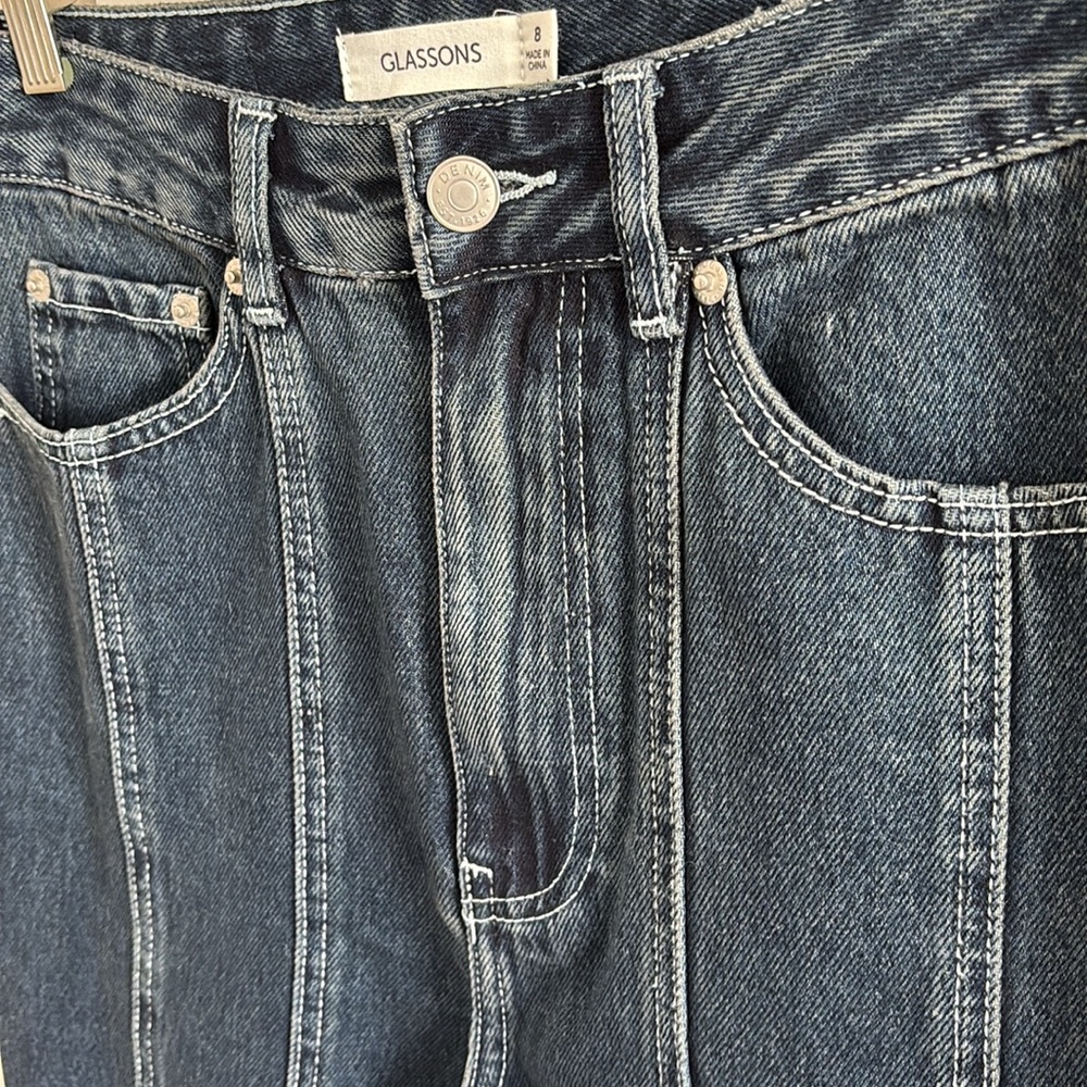 Glassons Chain-Stitched Statement Jeans - Picture 3 of 9